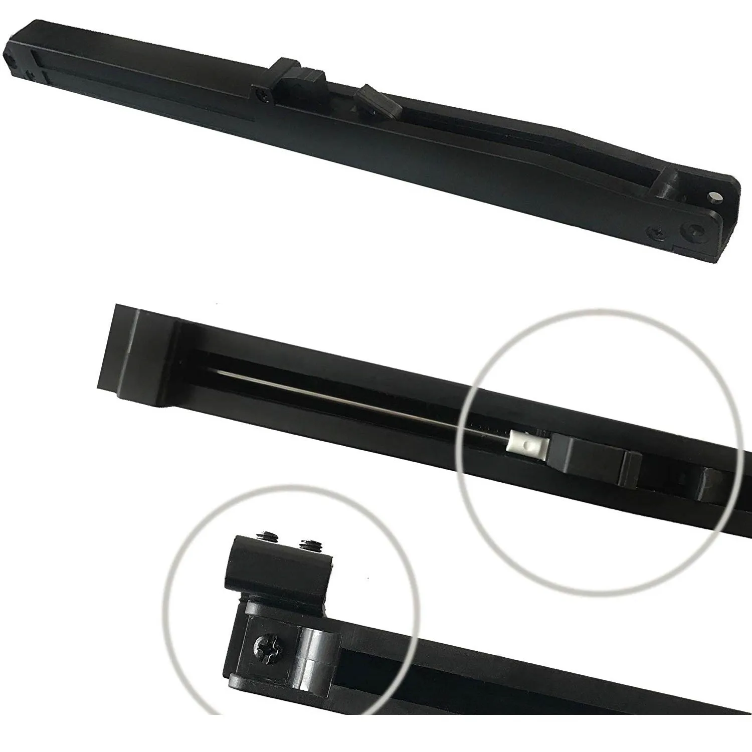 2 Pcs Easy Install Slide Damper Soft Close Slides Mechanism Furniture Remission Accessory For Guide Sliding Barn Door Track