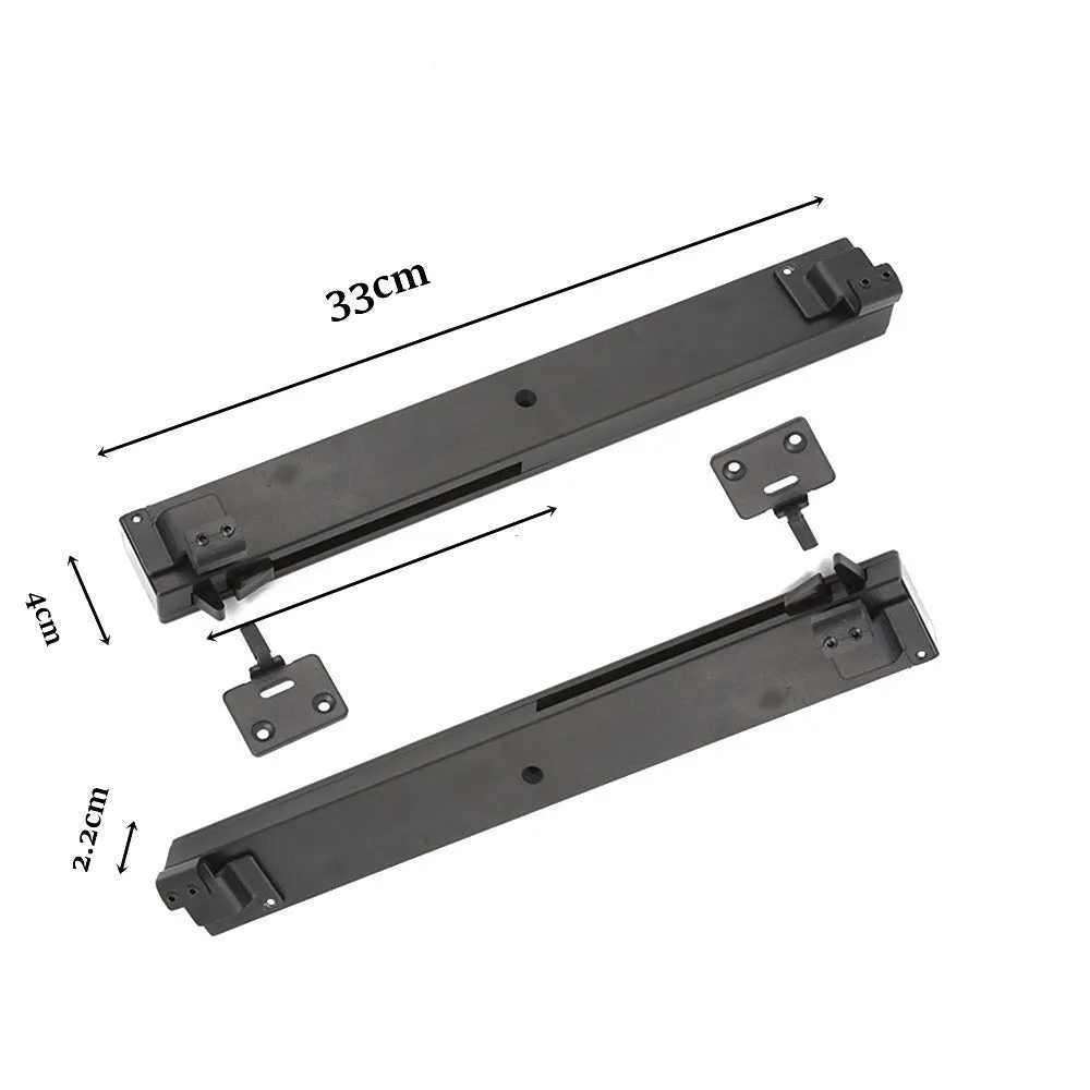 2 Pcs Easy Install Slide Damper Soft Close Slides Mechanism Furniture Remission Accessory For Guide Sliding Barn Door Track