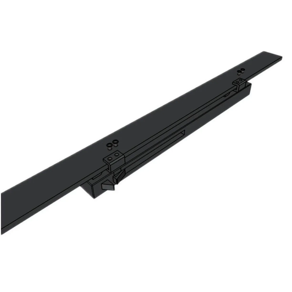 2 Pcs Easy Install Slide Damper Soft Close Slides Mechanism Furniture Remission Accessory For Guide Sliding Barn Door Track
