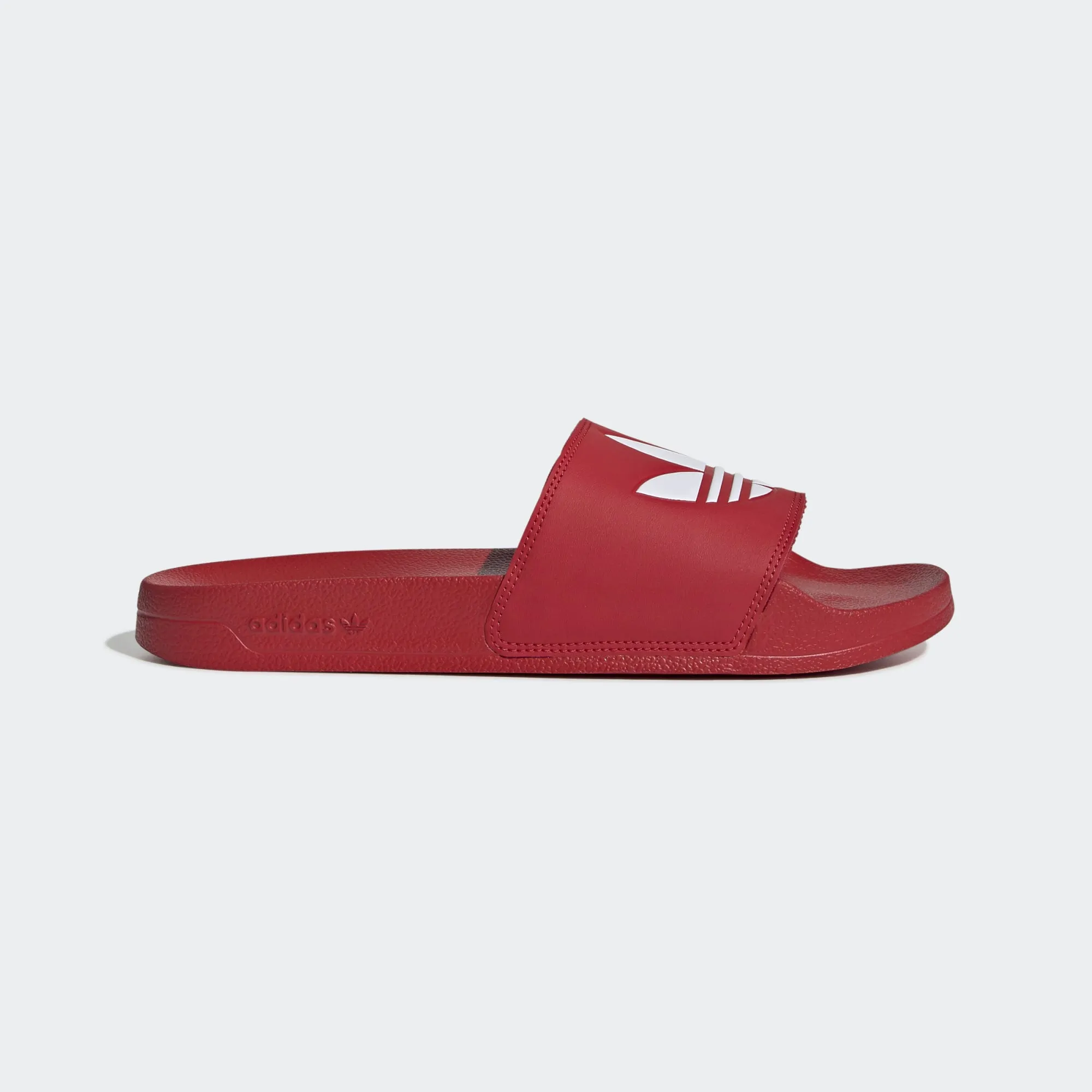 Adidas Adilette Lite Trefoil Slides (Scarlet Red)(FU8296)