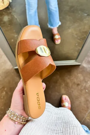 Aelin Coin Cutout Sandal