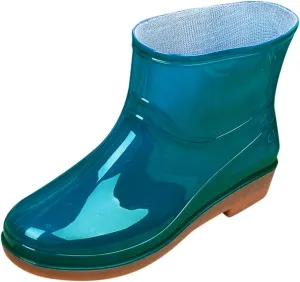 AMDBEL Ankle Rain Boots for Women Wide Feet, Short Rain Boots for Women Waterproof Garden Shoes Anti-Slipping Chelsea Rainboots for Ladies Comfortable Insoles Stylish Light Ankle Rain Shoes
