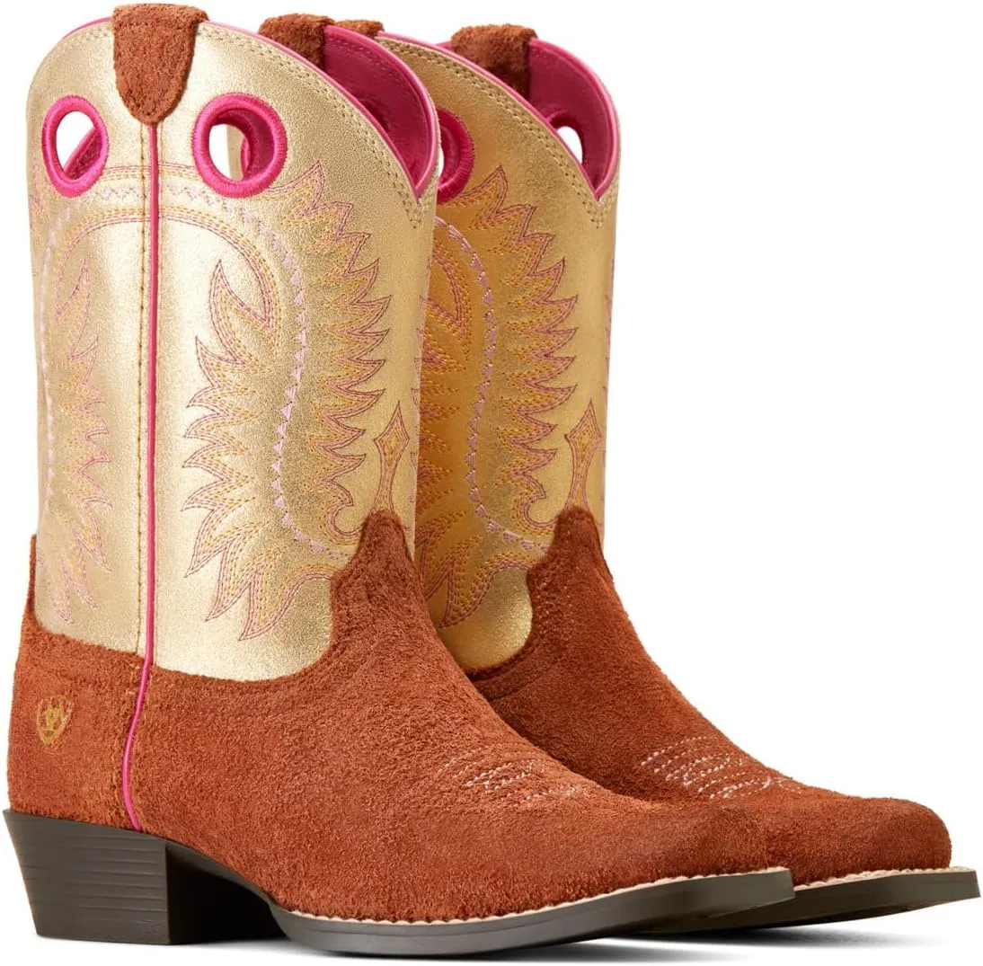 ARIAT Boys' Derby Monroe Western Boot Square Toe - 10047036