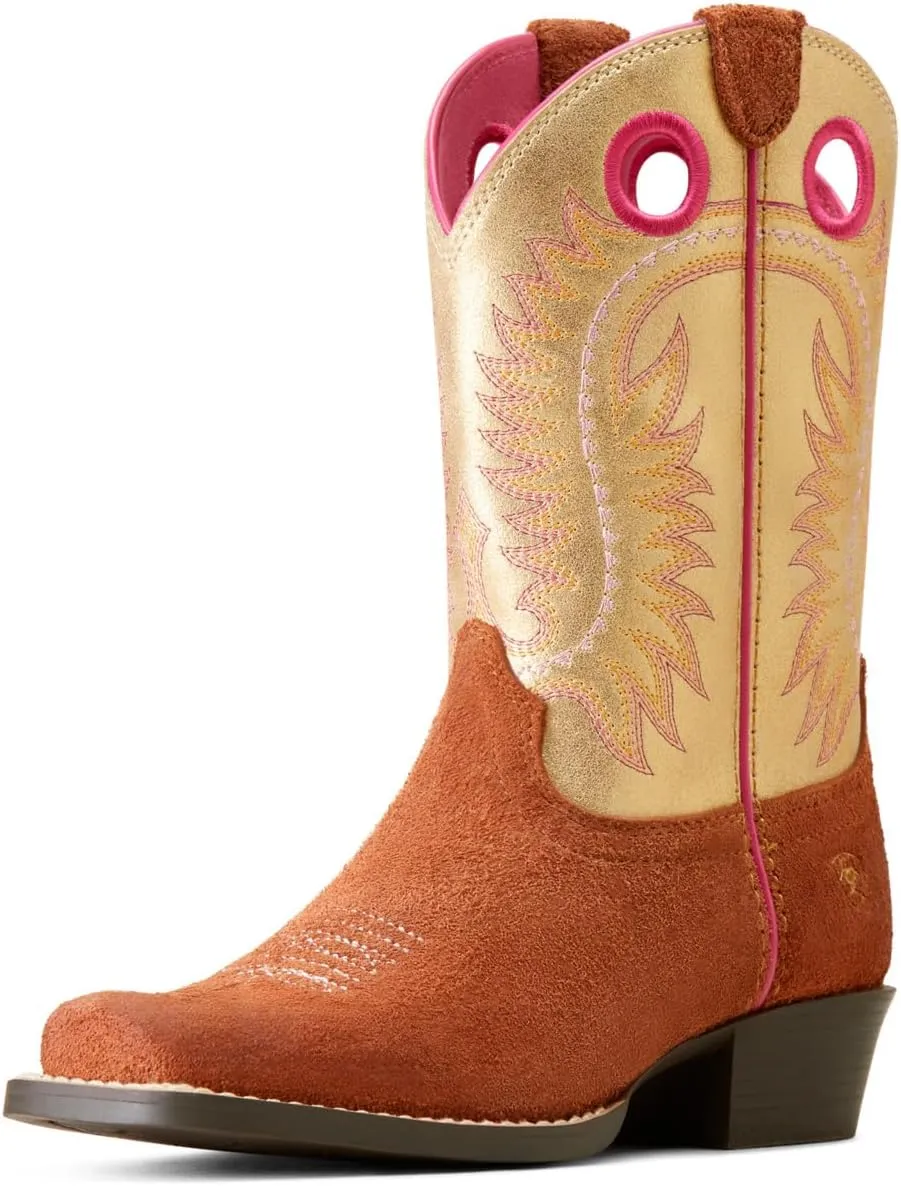 ARIAT Boys' Derby Monroe Western Boot Square Toe - 10047036