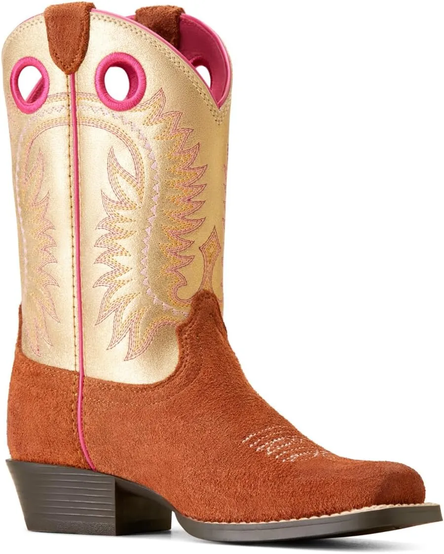 ARIAT Boys' Derby Monroe Western Boot Square Toe - 10047036