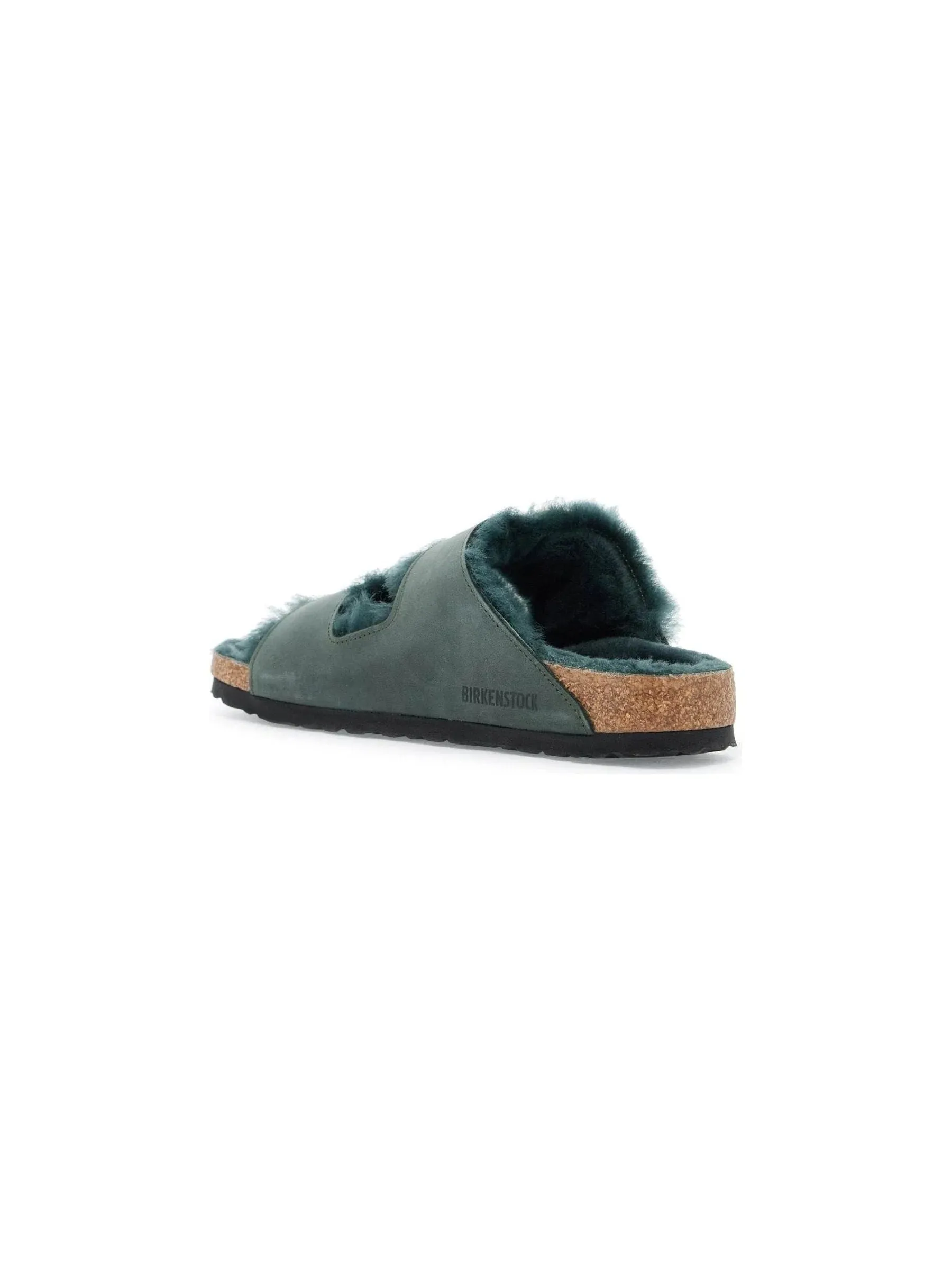 Arizona Shearling Suede Slides