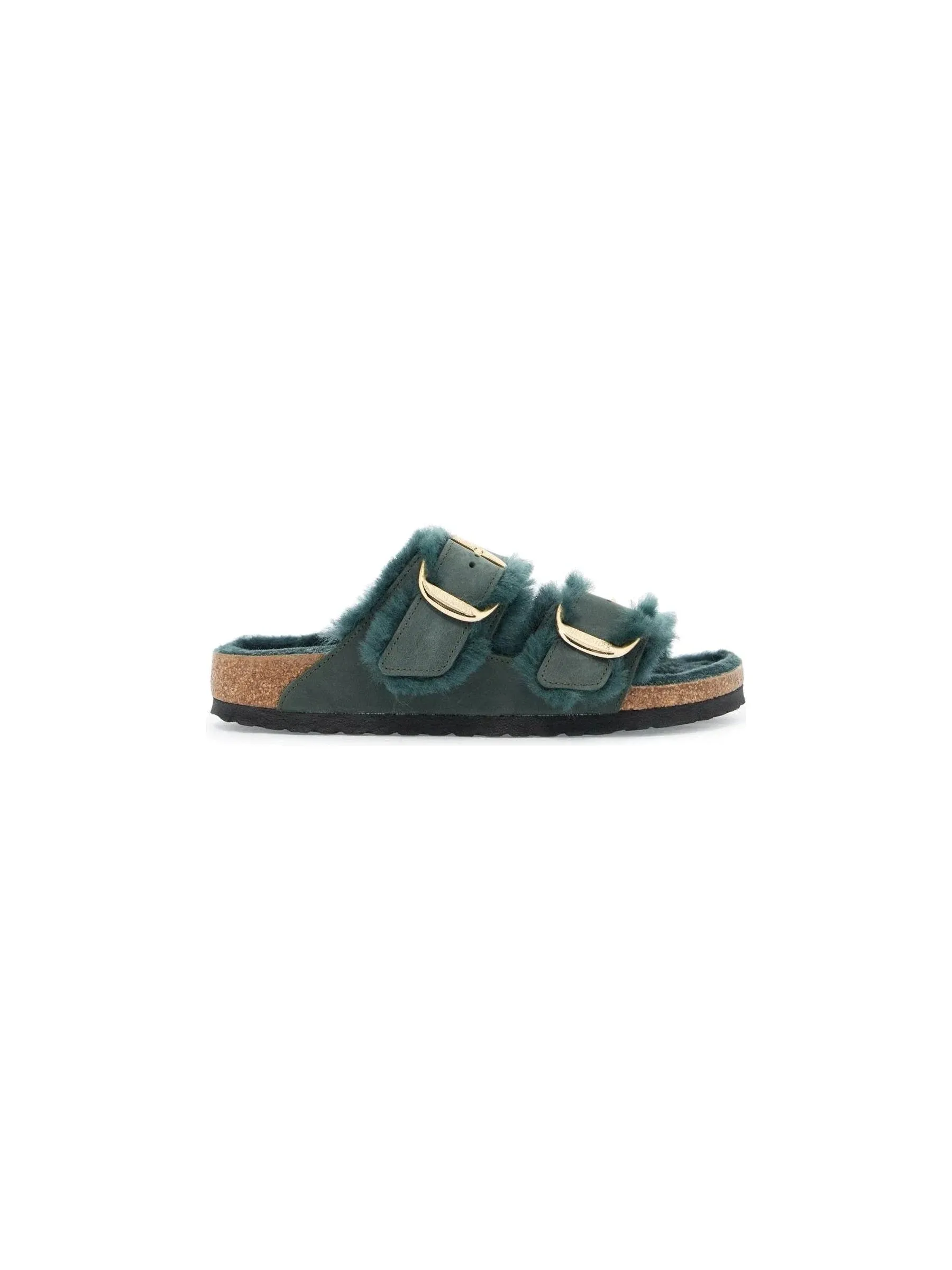 Arizona Shearling Suede Slides
