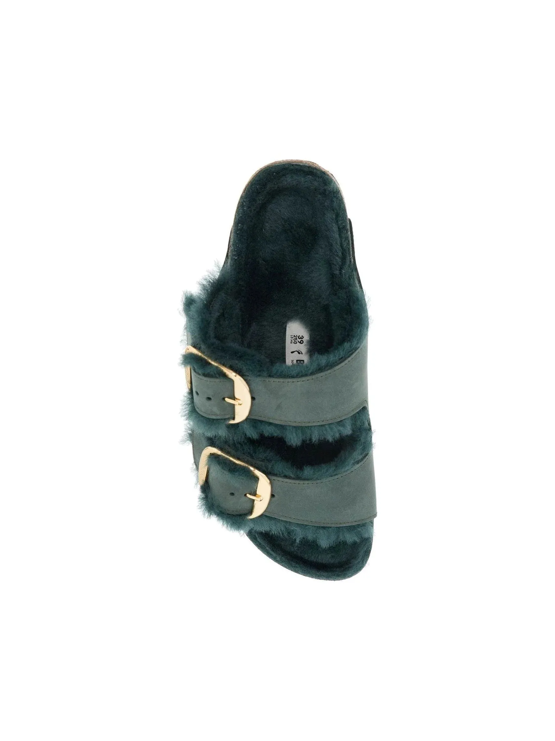 Arizona Shearling Suede Slides