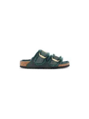 Arizona Shearling Suede Slides
