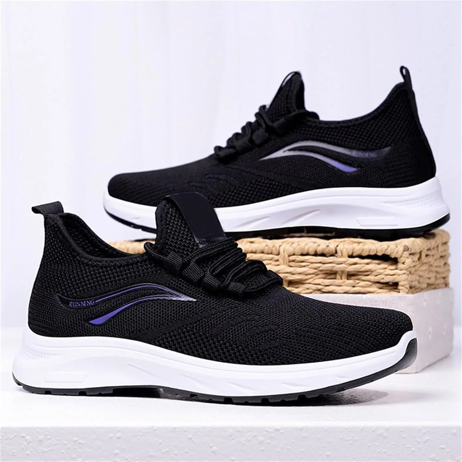 Athletic Shoes Women Slip On Soft Foam Sole Sports Shoes Breathable Mesh Sneakers Causal Walking Workout Tennis Shoes