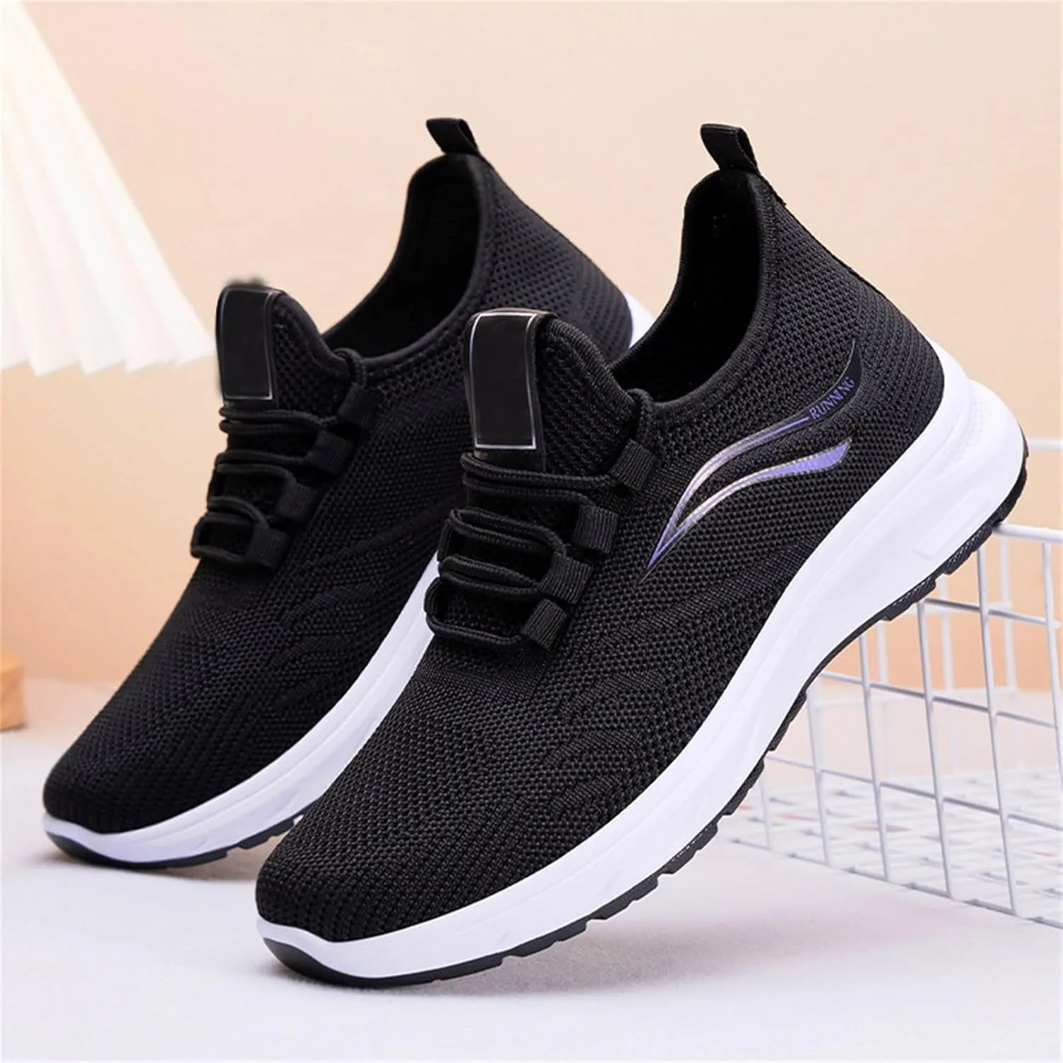 Athletic Shoes Women Slip On Soft Foam Sole Sports Shoes Breathable Mesh Sneakers Causal Walking Workout Tennis Shoes