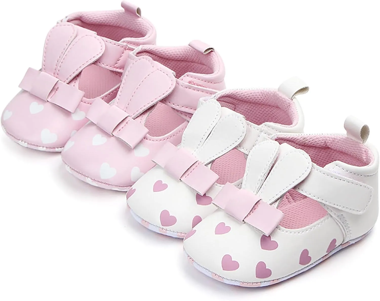 Baby Girls Sandals Infant Summer Love Print Flat Shoes Non-Slip Ankle Sneakers Toddler Soft Sole Breathable Shoes