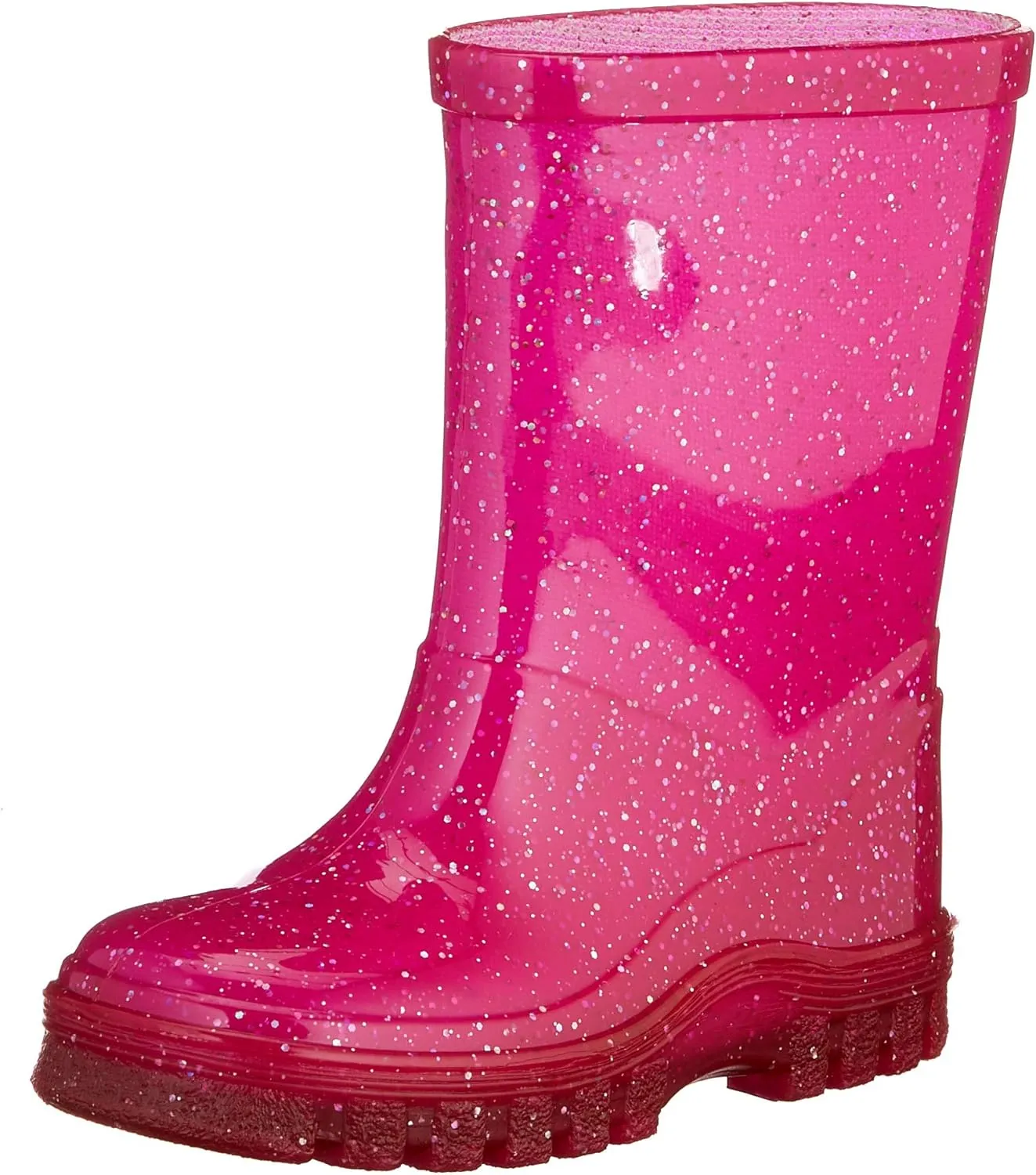 Beck Unisex-Child 910 Glitzer Pink Rain Boot