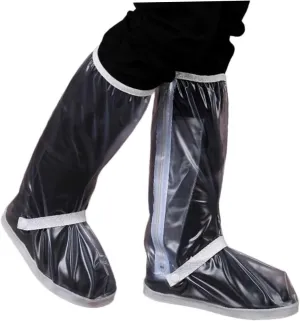 BESTYASH Waterproof Rain Boots for Women Men Lightweight Snow Boots Cover Sturdy Buckle Elastic Non-slip Sole Reflective Belt Easy Install (xl)