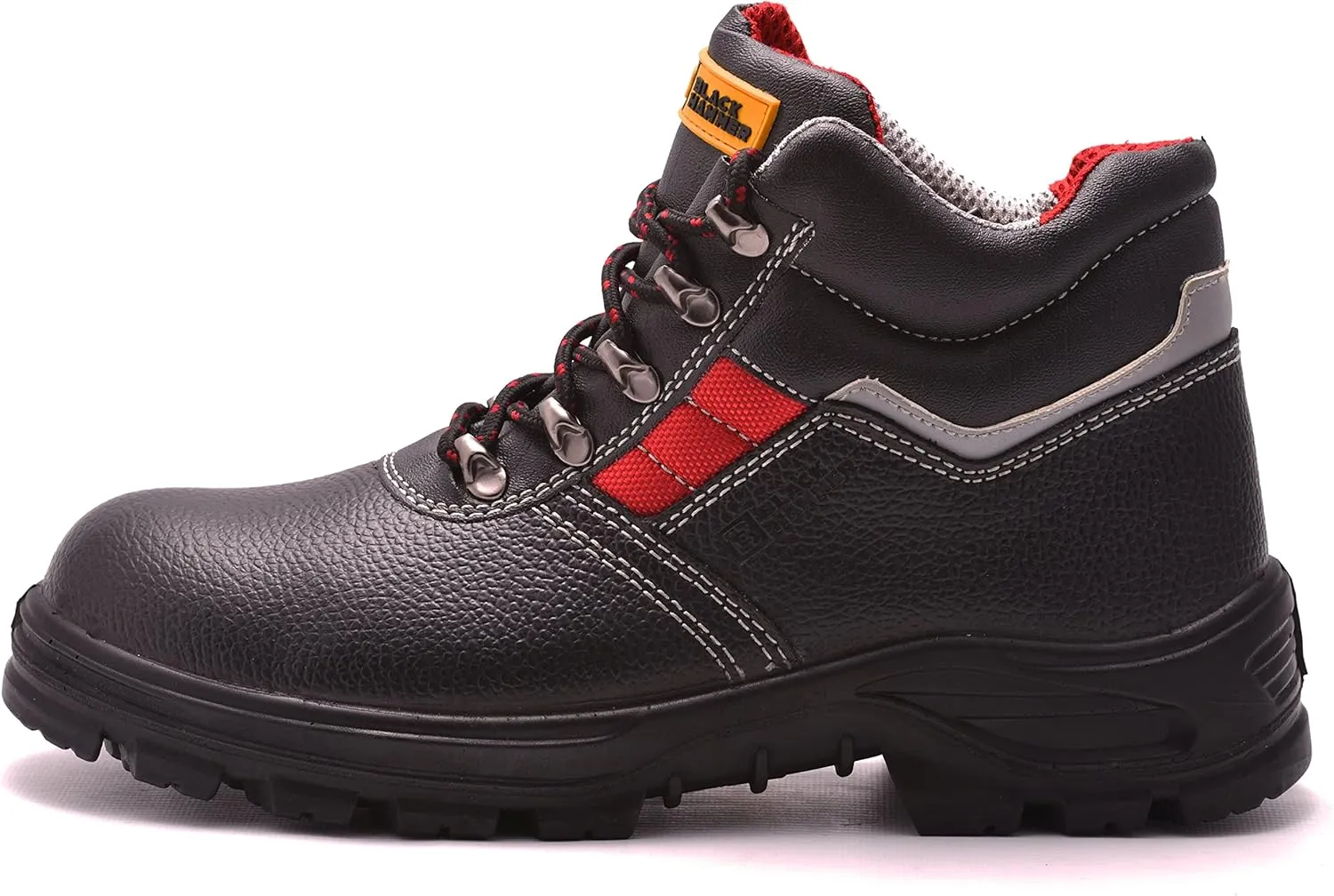 Black Hammer Mens Safety Boots Steel Toe Cap S3 SRC Work Shoes Ankle Leather 5993