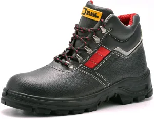 Black Hammer Mens Safety Boots Steel Toe Cap S3 SRC Work Shoes Ankle Leather 5993