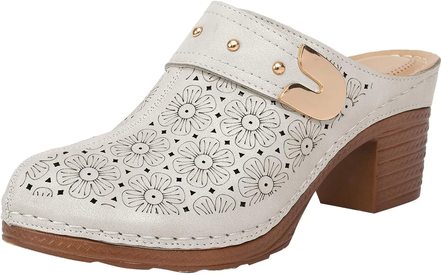 Bohemian and Comfortable Ladies Shoes with Medium Length Heel Outdoor Shoes Stylish Step Women's Sandals Stylish Wedges