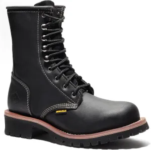Bonanza Boots Sierra Logger 9" Work Boots for Men - Premium Leather Steel Toe Boots with Slip and Oil Resistant Rubber Outsole