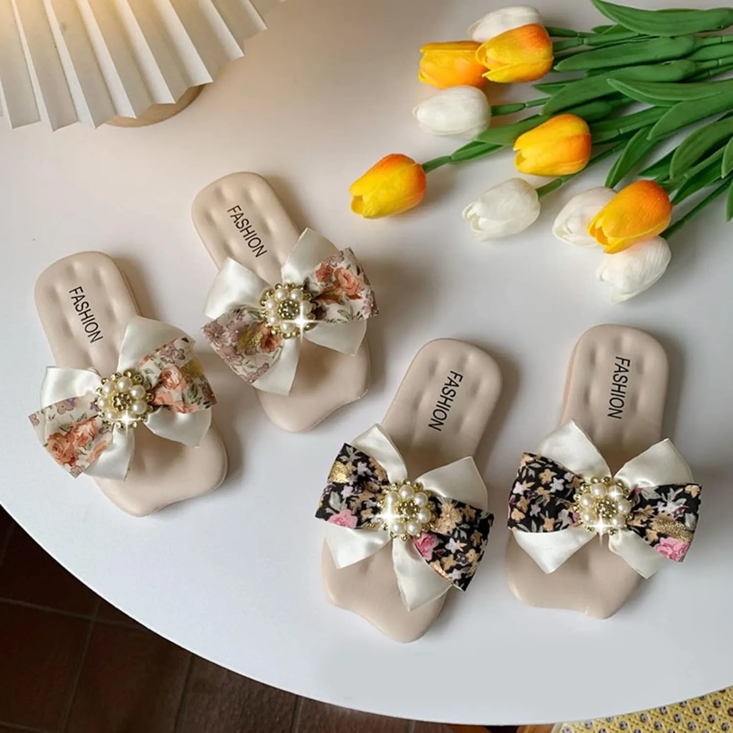 Bow Knot Children Sandals Fairy Wind Versatile Wind Beach Soft Bottom Slippers Toddler Slippers Toddler Girl