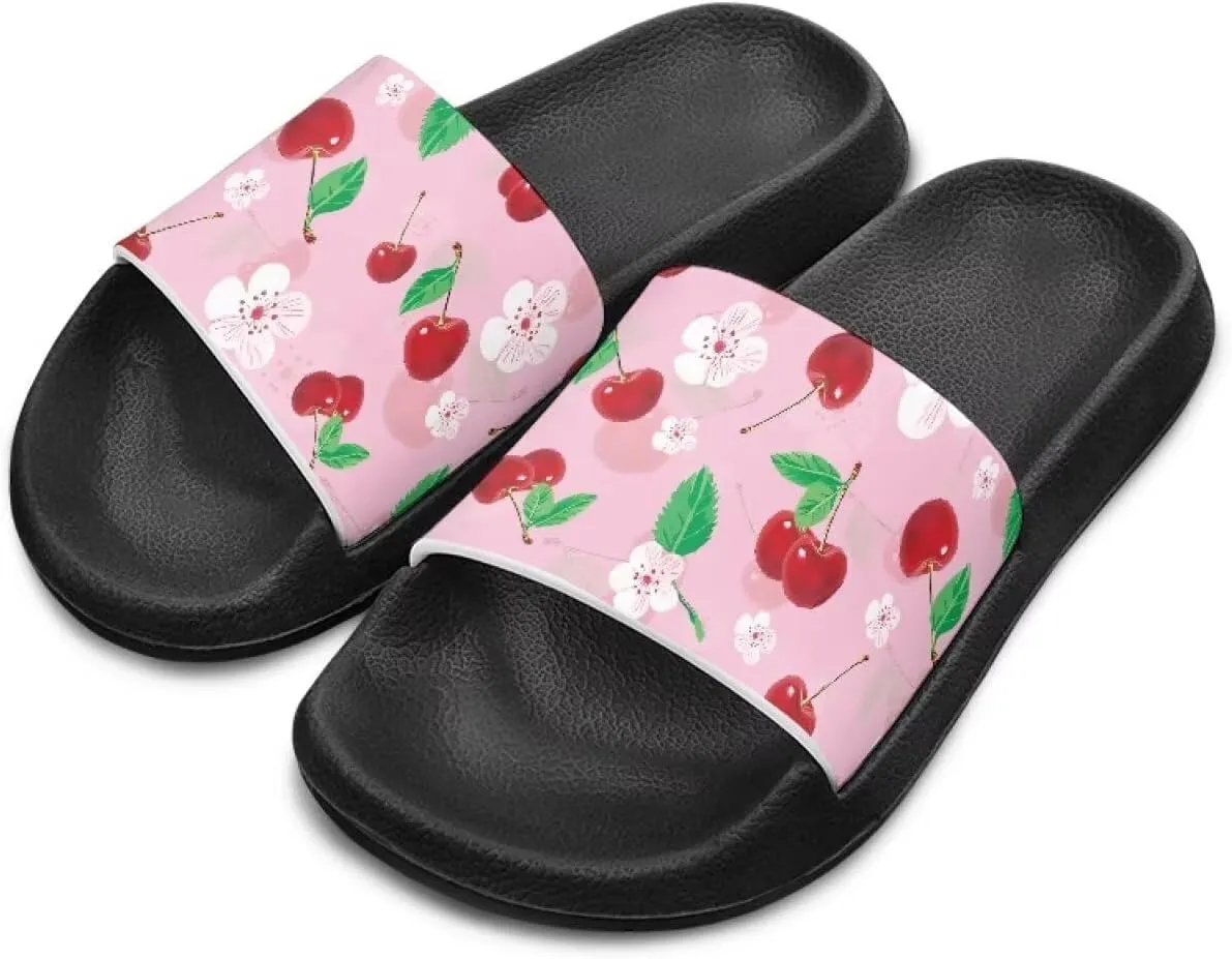 Boy & Girls Slide Sandals Summer Shoes Kids Shower Slippers Non Slip Girls Sandals