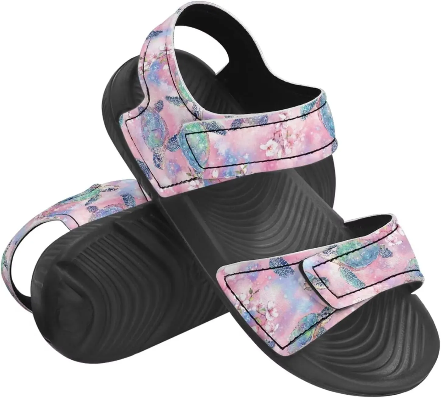 Boys Sandals for Kids Girls Summer Shoes Fashion Slide Sandals with Adjustable Strap Comfort Kids Beach Footwear
