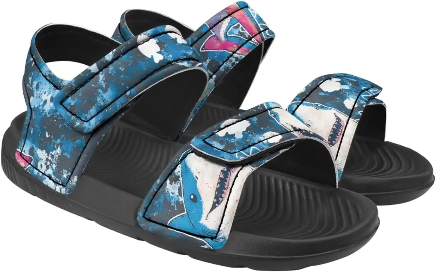 Boys Sandals for Kids Girls Summer Shoes Fashion Slide Sandals with Adjustable Strap Comfort Kids Beach Footwear