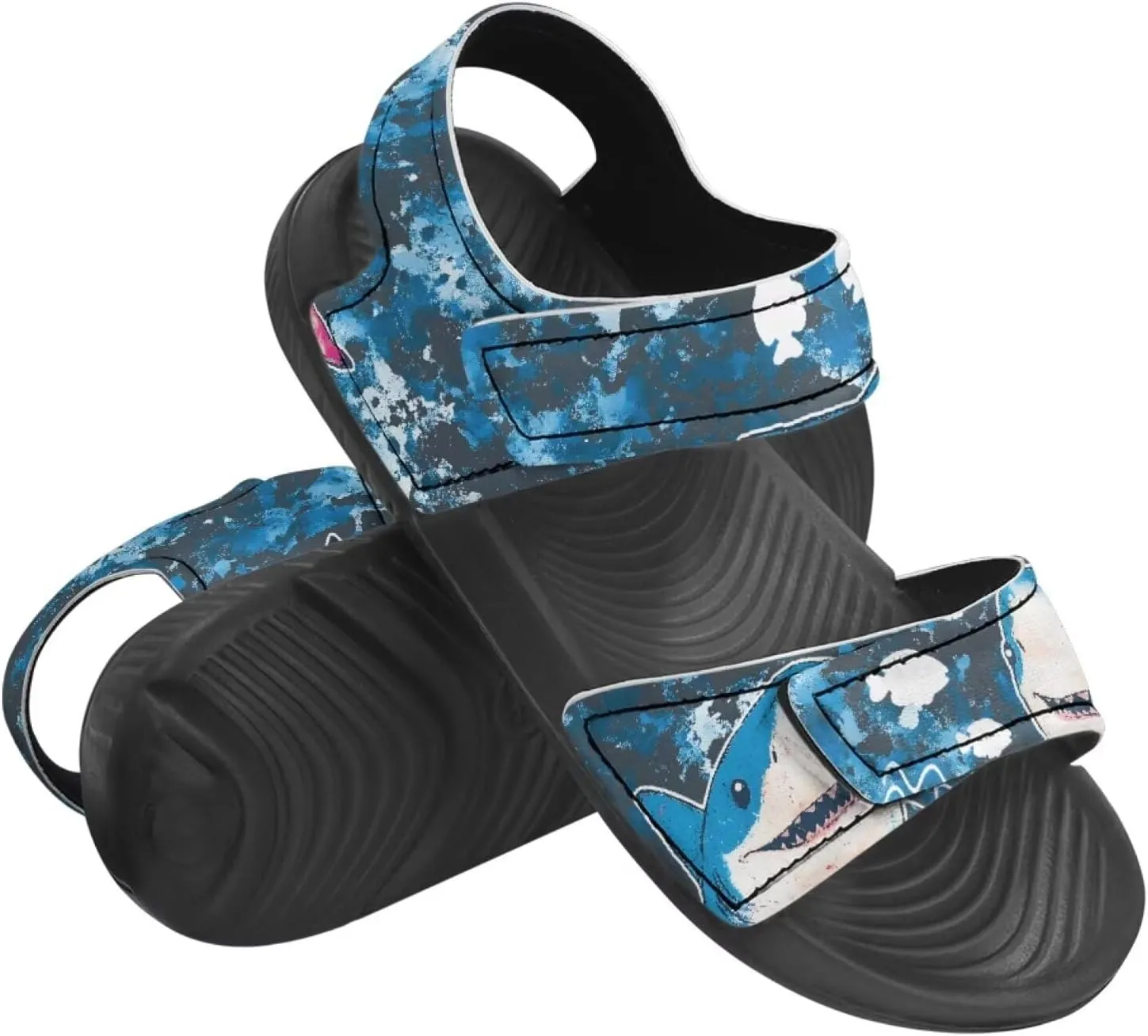 Boys Sandals for Kids Girls Summer Shoes Fashion Slide Sandals with Adjustable Strap Comfort Kids Beach Footwear