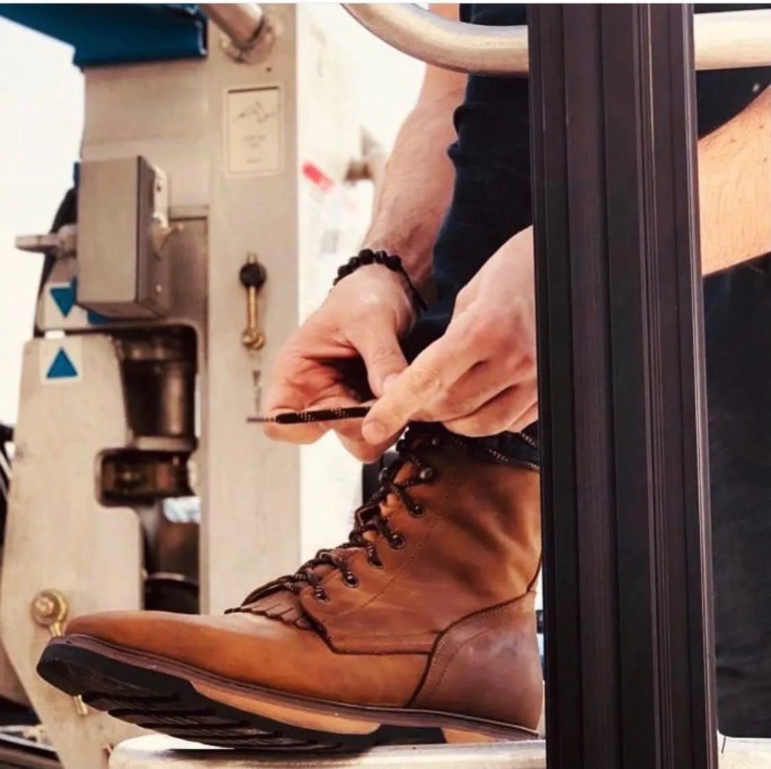 Buffalo 5050" Double Density Lace Up Men Work Boots