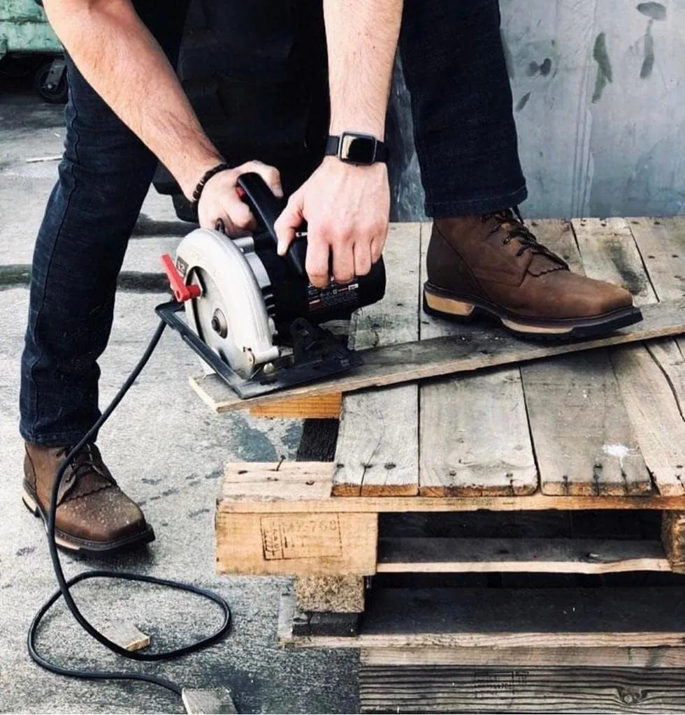 Buffalo 5050" Double Density Lace Up Men Work Boots