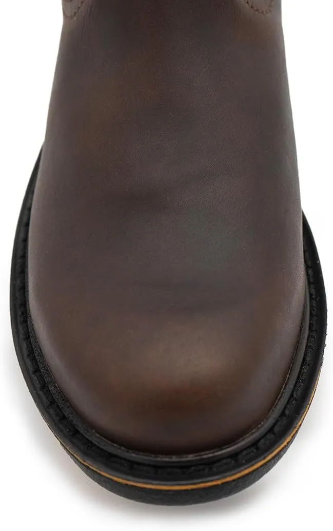 CEBU Max Steel Toe Work Boots for Men  Heavy Duty, Lightweight, Oil & Acid Resistant, Polyurethane Sole, Leather, Round Toe