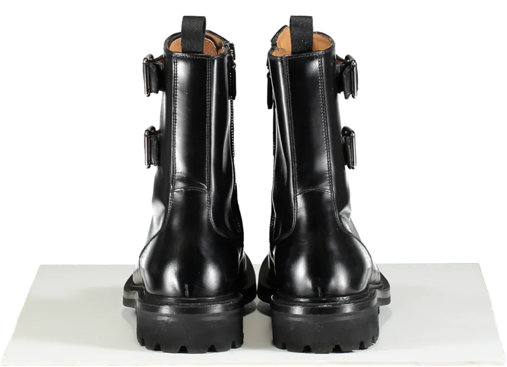 Church's Black Leather Combat Boots UK 3.5 EU 36.5 