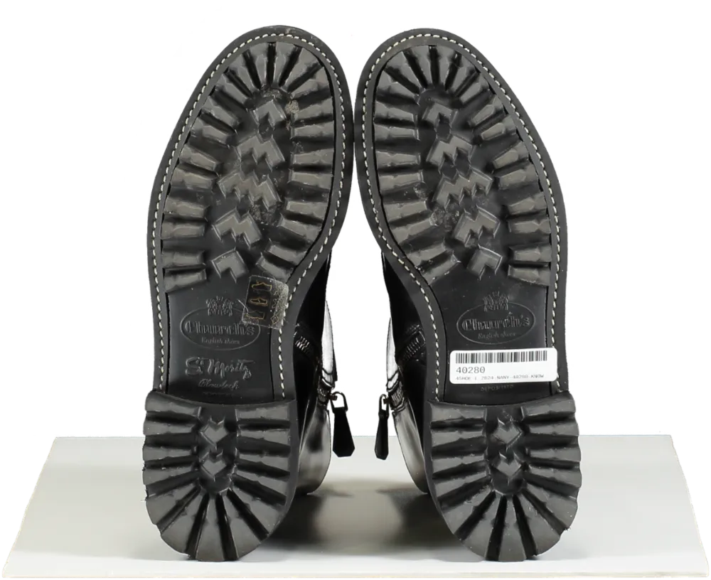 Church's Black Leather Combat Boots UK 3.5 EU 36.5 