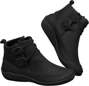 Combat Boots Womens Ankle Ankle Booties for Women Dressy Womens Fashion Boots Fall Work Boot Shoe Laces Men Fashion Round Toe Lug Sole Low Heel Chelsea Fashion