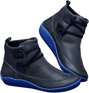 Combat Boots Womens Ankle Womens Heeled Booties Mens Black Boots Casual Hiking Shoes Women Closed Back Lightweight Breathable Chunky Block Heel Side Zipper Pointd Toe
