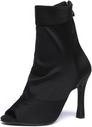 Dance Shoes for Women Ballroom Party Bridal Wedding Stylish Elasticated Dance boots