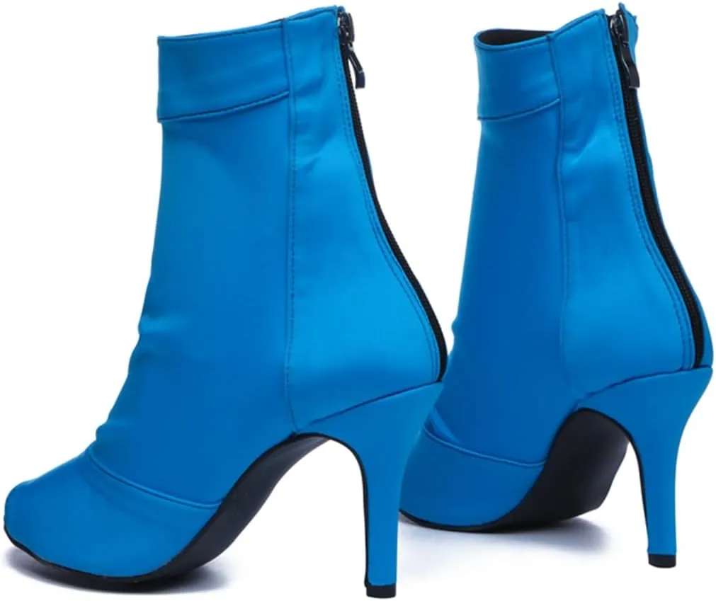 Dance Shoes for Women Ballroom Party Bridal Wedding Stylish Elasticated Dance boots