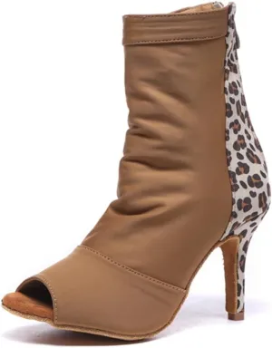 Dance Shoes for Women Ballroom Party Bridal Wedding Stylish Elasticated Dance boots