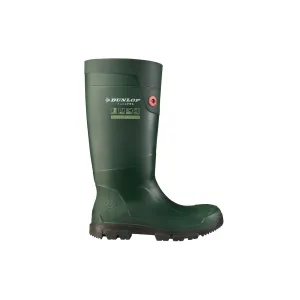 DUNLOP Protective Footwear, Purofort FieldPRO full safety (green/black),EG62E33.46, Size 12 US