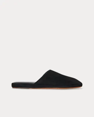 Franco Suede Black Slippers