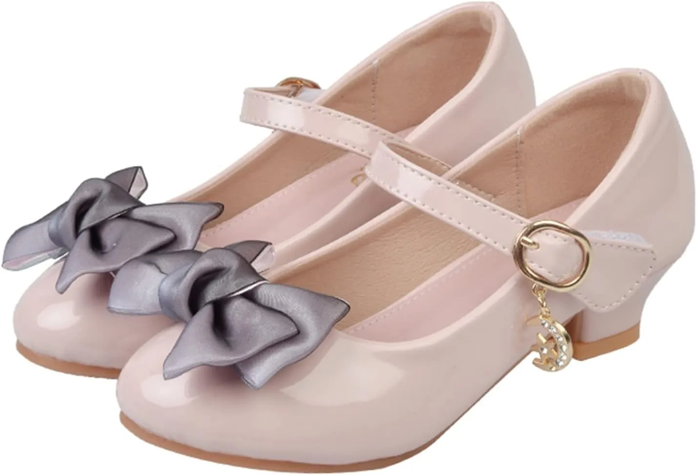 Girls Ballet Shoes Children Shoes with Single Shoes Fashion Leather Shoes Versatile Bow Small Leather Sandals Shoes