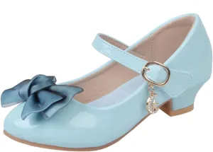Girls Ballet Shoes Children Shoes with Single Shoes Fashion Leather Shoes Versatile Bow Small Leather Sandals Shoes