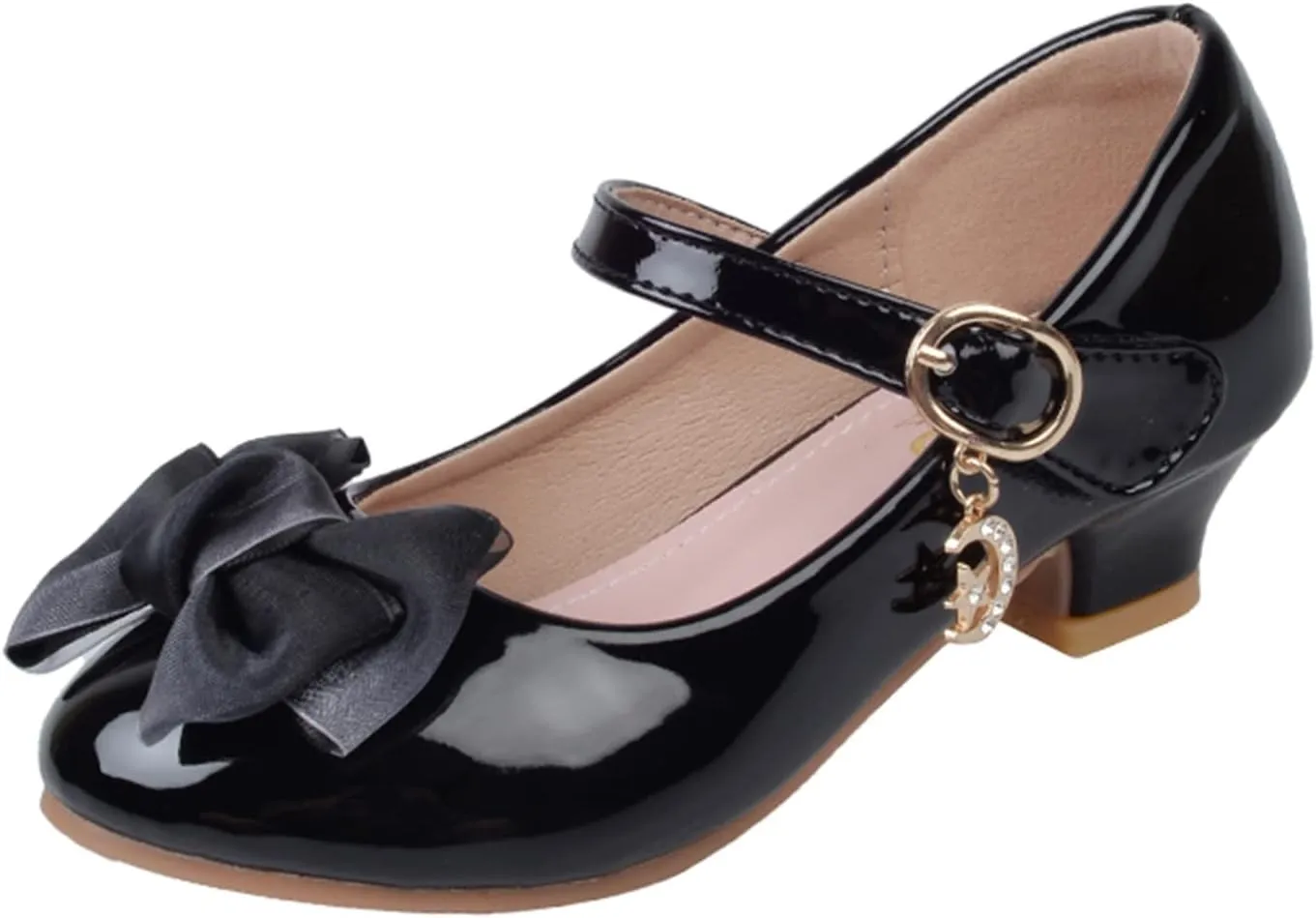 Girls Ballet Shoes Children Shoes with Single Shoes Fashion Leather Shoes Versatile Bow Small Leather Sandals Shoes