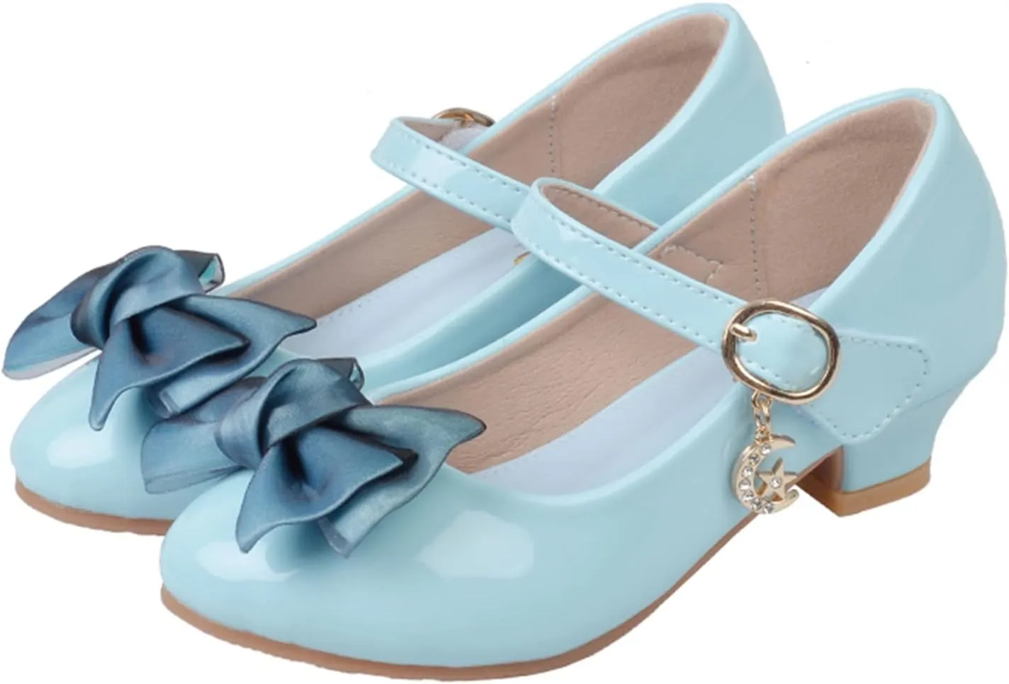 Girls Ballet Shoes Children Shoes with Single Shoes Fashion Leather Shoes Versatile Bow Small Leather Sandals Shoes