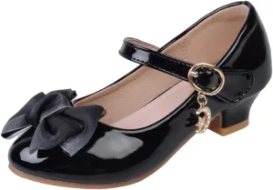 Girls Ballet Shoes Children Shoes with Single Shoes Fashion Leather Shoes Versatile Bow Small Leather Sandals Shoes