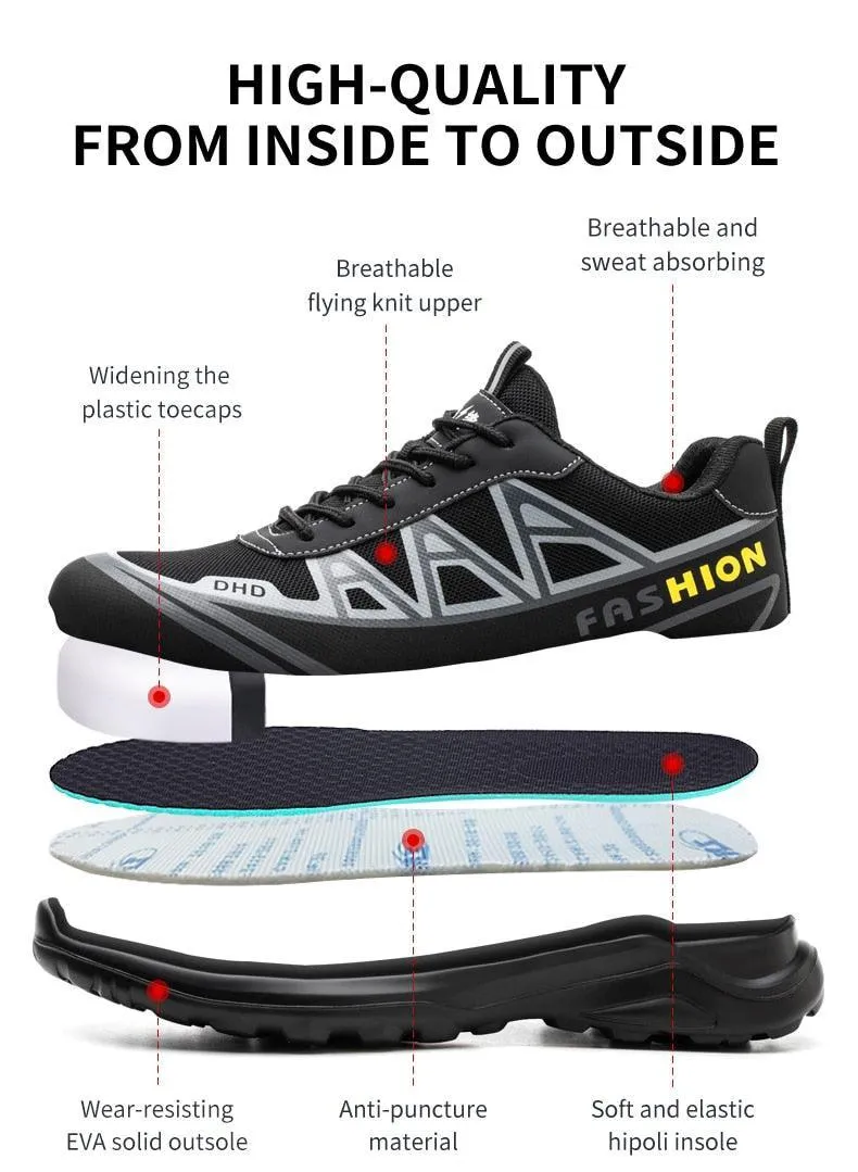Hardstone Toe Cap Work Safety Shoes