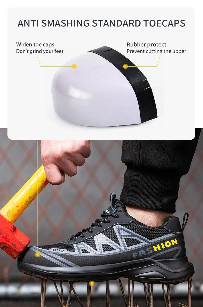 Hardstone Toe Cap Work Safety Shoes