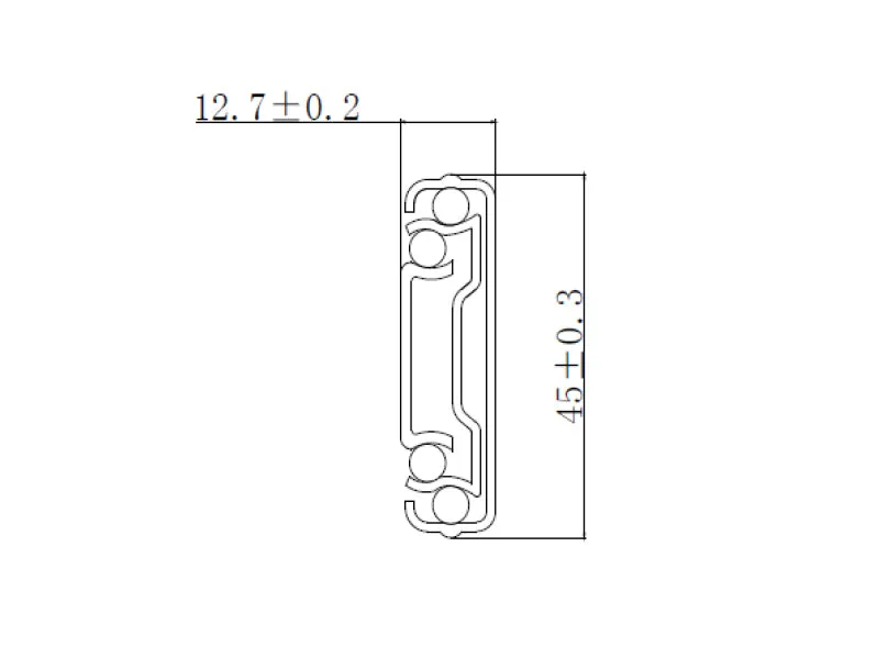 IntAfit Soft Close Drawer Runner 45kg - 45 x 500mm Double Extension
