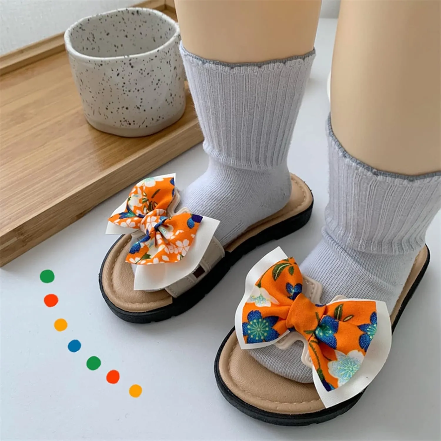 Little Girls Toddler Sandals Children Slippers Fashionable and Versatile Exaggerated Butterfly House Shoes for Kids