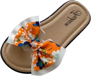 Little Girls Toddler Sandals Children Slippers Fashionable and Versatile Exaggerated Butterfly House Shoes for Kids