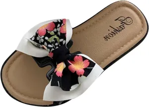 Little Girls Toddler Sandals Children Slippers Fashionable and Versatile Exaggerated Butterfly House Shoes for Kids